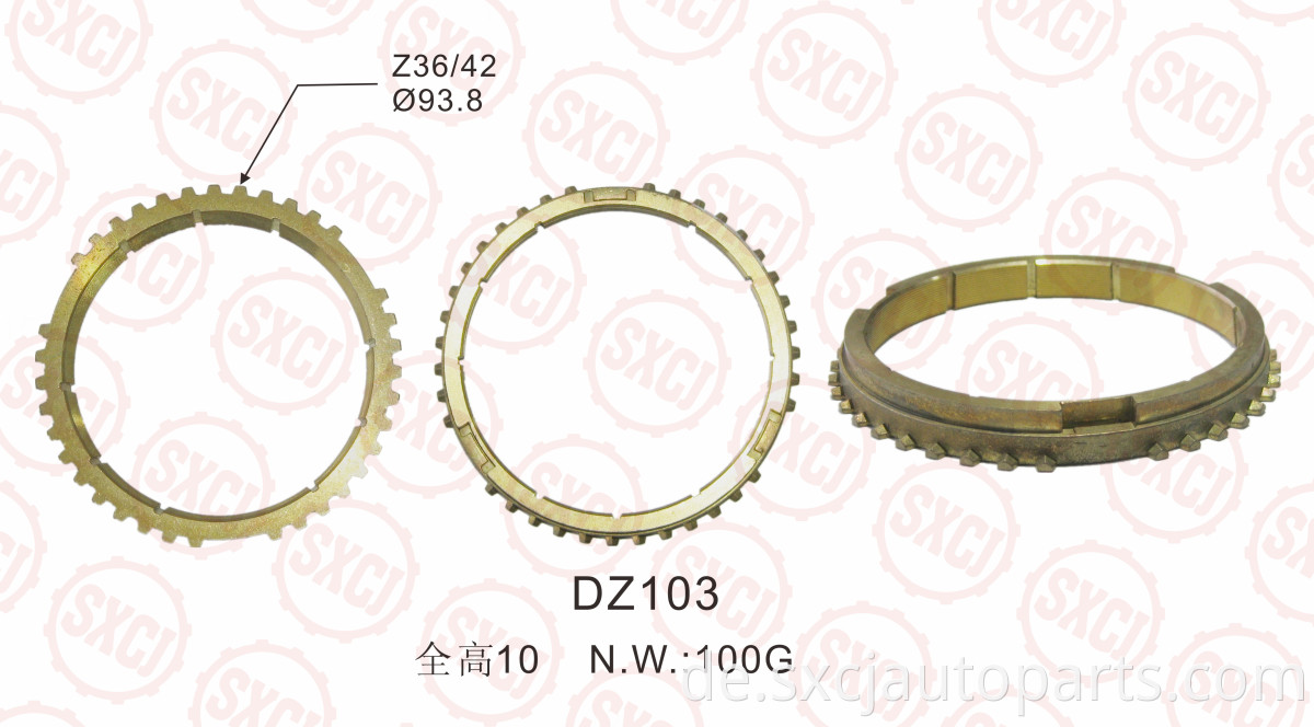 Gearbox Spare Parts Brass Ring